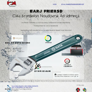 ประแจปรับขนาดได้เกรดอุตสาหกรรม ผิวโครเมียมแบบอเมริกัน ด้ามจับแบบยุโรป ขนาด 4 นิ้ว ถึง 24 นิ้ว รับสั่งทำตามแบบ - Product Image 3