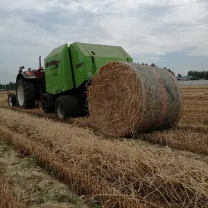 Agricultural equipment straw baler machine PTO driven hay round baler for walking tractor mini