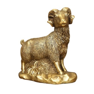 Chinese Zodiac Sheep Figurine Copper <b>Ornament</b> Small Medium <b>Large</b> Exquisite Home Decor Gift For Chinese New Year - Product Image 4