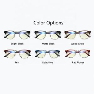 アイウェア 5009 目の保護 ブルーライトカット 安全メガネ 韓国スタイル TR90 ビッグフレーム 度付きメガネ - Product Image 6