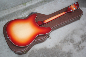 חנות מפעל-6 מיתרי חצי חלול CS חשמלי גיטרה עם Hardcase, מייפל Fretboard - Product Image 6