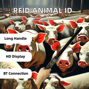 Escáner <span class=keywords><strong>RFID</strong></span> de Plástico Duradero ISO para Ganado Lector de Bastón de Microchip Animal 134.2kHz con Distancia de Lectura de 0-30 cm - Product Image 4