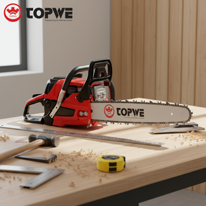 Tronçonneuse à essence professionnelle 58cc de qualité industrielle 2,2 kW, haute vitesse, pour la coupe du bois en foresterie - Product Image 1