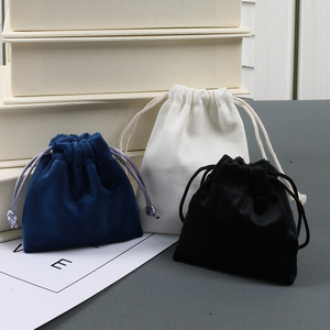 Pochette à bijoux en velours doux MOJIU, petit emballage, sac à bijoux en velours avec cordon de serrage - Product Image 2