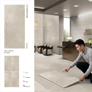 Travertino Classico 900x1800mm Porcelain Glazed Tiles <b>Matte</b> Rustic Finish For Modern Interior Wall And <b>Floor</b> - Product Image 4