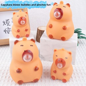 Cute Capybara Bubble Popper Squeeze <b>Toy</b> PVC Animal Stress Relief Sensory Fidget Kawaii Squishy <b>Desk</b> Decor Novelty - Product Image 1