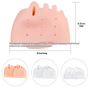Soutien <span class=keywords><strong>de</strong></span> l'avant-bras en nid d'abeille à cinq trous, orthèse séparatrice d'orteils en SEBS pour hallux valgus, soulagement osseux du gros <span class=keywords><strong>pied</strong></span>, séparateur d'orteils orthopédique pour chevilles superposées - Product Image 6