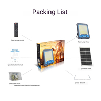 Caméra extérieure étanche avec détecteur de mouvement, contrôle WiFi, IP66, corps en aluminium, éclairage de sécurité haute luminosité, projecteur solaire