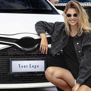 Logo personalizzato stampato facile da installare in plastica per auto titolare targa telaio all'ingrosso per le dimensioni europee Standard - Product Image 4