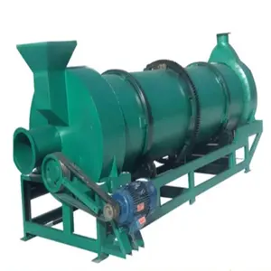 1-20 tph Environmental Dryer for Manure Chicken Manure Dryer Cow Dung Rotary Dryer