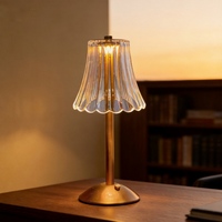 Lampe de table sans fil rechargeable, lampe à piles, 3 modes de couleur et variateur d'intensité progressif, lampe tactile LED