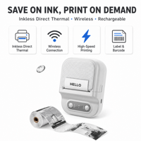 Mini imprimante d'étiquettes thermiques portable sans fil, sans encre, pour l'organisation du bureau et de la maison, vente en gros, OEM personnalisé