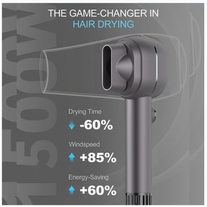 Secador y Plancha de Pelo Eléctrico Portátil 2 en 1 Más Popular, Peine de Aire Caliente con Iones para Uso Doméstico y Hotelero, Material de Nylon - Product Image 3