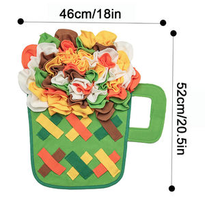 Tapis de renifflement pour chien, jouet interactif pour animaux de compagnie, tapis de distribution lente lavable pour gamelle de chien, tapis olfactif d'entraînement pour la recherche de nourriture - Product Image 3