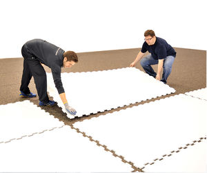 超耐久性プロアイススケートリンク床パネル高性能屋外ホッケーボードUHMWPE PEカッティング成形 - Product Image 1