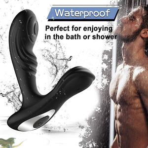 Vibrador de Próstata para Hombre Más Vendido, Silicona Impermeable, Control Remoto Inalámbrico, Tres Posiciones de Vibración, Masajeador Anal - Product Image 1