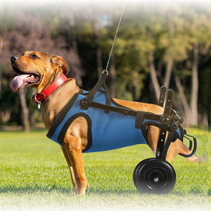 Silla de <span class=keywords><strong>Ruedas</strong></span> Plegable y Portátil <span class=keywords><strong>para</strong></span> Mascotas, Fabricada en Aleación de Aluminio Ecológica, <span class=keywords><strong>para</strong></span> Bulldog Francés, Corgi, Teddy, con Malla Azul Transpirable - Product Image 6