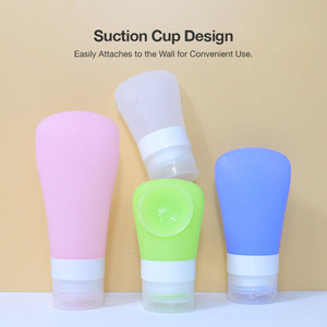 Botella de Viaje de Silicona Ecológica, Diseño Flexible, Recargable, Fácil de Apretar para Líquidos y Lociones - Product Image 3