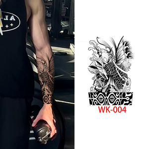 Plant Based Temporary <b>Tattoo</b> Sticker Two Week Waterproof Sweat Proof Herbal Juice <b>Paper</b> Decal for Body Application Use - Product Image 4