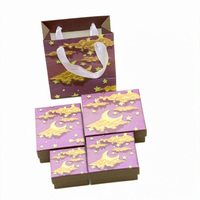 Boîte d'emballage personnalisable pour bijoux avec couvercle et base, idéale pour boucles d'oreilles, bagues, colliers, bracelets, petit sac à main élégant