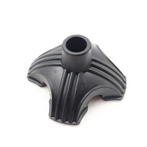 Couvre-pieds en caoutchouc pour bâton de marche, 19 mm, jaune, antidérapant, à quatre coins, pour cannes et bâtons de randonnée - Product Image 3