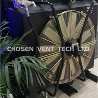 PAG 16 pales de ventilateur en nylon et turbine de ventilateur à flux axial pour l'ingénierie de refroidissement des moteurs de moissonneuse