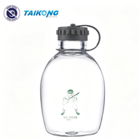 Bouteille d'eau en plastique mignonne avec paille et sangle pour enfants et filles, bouteille de sport