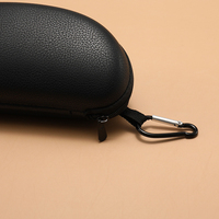 Étui à lunettes portable haut de gamme Huicheng HC-33 en EVA rigide avec fermeture éclair, résistant à la compression, en forme de coquille, grande taille, vente chaude