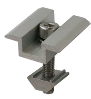 Pince de fixation solaire avec goupille en aluminium anodisé pour panneau solaire de toit pour installation photovoltaïque