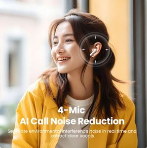 Uhitune หูฟังไร้สาย H5 TWS, หูฟังไร้สายไมค์คู่โทรลดเสียงรบกวนหูฟังแฮนด์ฟรี - Product Image 3