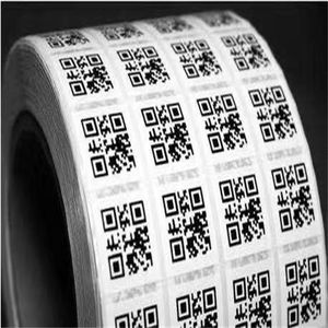 Tuỳ Chỉnh Nhựa Tamper Sticker Chống Giả Mạo Bảo Mật Mã <span class=keywords><strong>Qr</strong></span> Độc Đáo Nhãn Với Laser Evident - Product Image 5