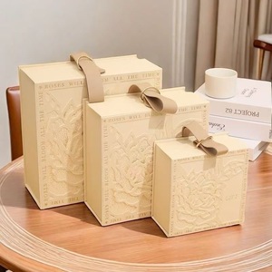 Starry Sky Rose Chinese Style Luxury Handheld <b>Gift</b> <b>Box</b> <b>Empty</b> Rigid Present <b>Box</b> <b>For</b> Wedding Valentine Day Favor <b>Gift</b> Packaging - Product Image 5