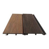 Panneaux muraux, panneaux de façade en bois, placage de bois, panneau extérieur, revêtement mural, revêtement mural extérieur en PVC, bardage, bardage de façade