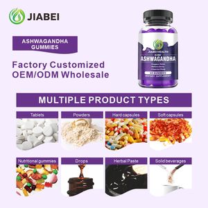 Suplemento de gomitas vitamínicas personalizado Ashwagandha Gummy Herb Suplemento para aliviar el estrés y mejorar la calidad del sueño Oem Gummies - Product Image 5