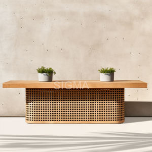 Juego de Sofás para Exteriores 2026, Muebles de Hotel, Juego de Sofás de Patio de Madera Maciza, Muebles de Exterior, Sofá de Jardín de Teca para Exteriores - Product Image 6