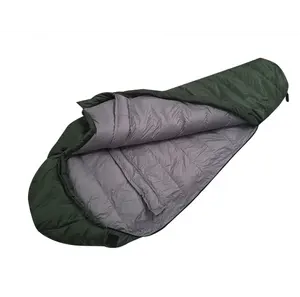 Fábrica qualidade superior impermeável ao ar livre portátil inverno múmia saco de dormir camuflagem Camping Mountain Sleeping Bag