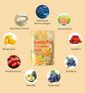 Boisson nutritive à la saveur de mangue, enrichie en collagène, extrait de goyave et de pépins de raisin, pour la beauté, l'antioxydation, la peau, les ongles et les cheveux. - Product Image 2