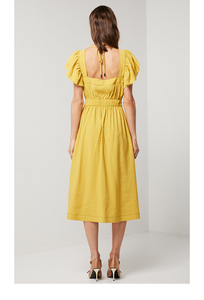 Nuovo Modello di <span class=keywords><strong>Abito</strong></span> <span class=keywords><strong>Lungo</strong></span> Giallo Casual con Spalline - Product Image 6