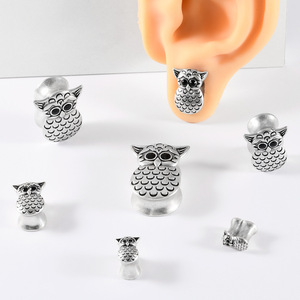 Tunnels d'<span class=keywords><strong>oreille</strong></span> en cuivre punk, <span class=keywords><strong>double</strong></span> évasement, dilatateurs d'<span class=keywords><strong>oreille</strong></span> creux, écarteurs d'<span class=keywords><strong>oreille</strong></span>, 8-25 mm, bouchons d'<span class=keywords><strong>oreille</strong></span> rétro, bijoux de piercing corporel - Product Image 2