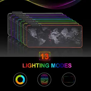 Bàn Máy tính văn phòng phụ kiện LED Mousepad bàn phím chuột chơi game mat