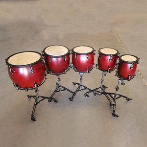 Batterie de percussions professionnelle à cinq tons, portable, pour orchestre d'adultes et spectacles d'enfants, avec baguettes incluses - Product Image 4