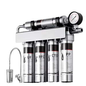 Bộ lọc bằng thép không gỉ 5 giai đoạn cho máy lọc nước gia dụng chạy bằng tay xử lý nước mềm và chức năng loại bỏ quy mô - Product Image 2