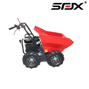 Mini-dumper SPX 300 kg à essence, rouge, avec composants de moteur essentiels - Product Image 2