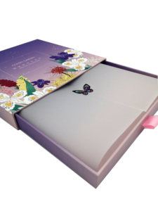 Customized Logo Luxury CMYK Printed Drawer Rigid Paper Packaging Gift <b>Boxes</b> for Silk Scarf - Product Image 3