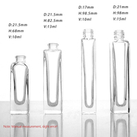 Flacon de parfum de luxe 10 ml, nouveau flacon de parfum en verre unique avec pompe spray 30 ml 20 ml