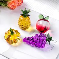 Tafelblad Verzamelglas Glas Fruit Beeldje Presse