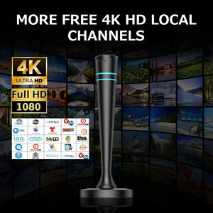 ТВ-антенна для умного ТВ с магнитным основанием, дальний прием с усилителем сигнала усилителя, сильный прием 360 ° - Product Image 6