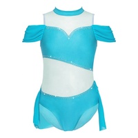 Costume de danse latine pour enfants de 6 à 16 ans Vêtements de danse avec strass pour filles