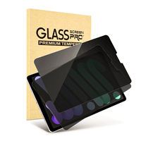 Protection d'écran en verre trempé anti-espionnage de qualité supérieure 9H, 0,33 mm, pour iPad 10 Air 6 11 12,9, anti-rayures