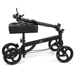 Déambulateur pliable à quatre roues Fuyi en alliage d'aluminium avec siège et sac pour personnes âgées et handicapées, aide à la mobilité - Product Image 2